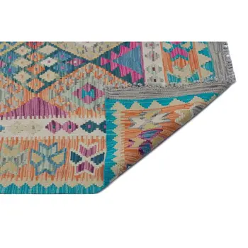 

Handmade Natural Afghan Tribal Rug Area Rug 214x298 Cm-7'0''X9'9''