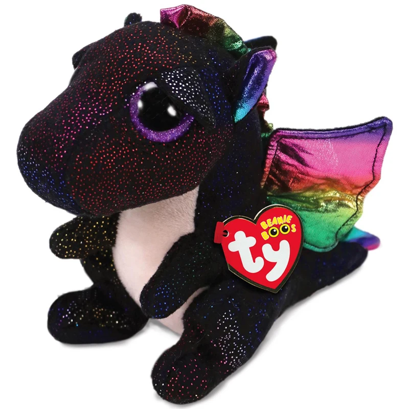 Ty Beanie Anora the Dragon мягкая плюшевая игрушка с большими глазами, коллекционная игрушка 15 см