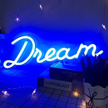 

Easy mounting flex neon strip with acrylic back panel blue outdoor neon signs light signs for wall