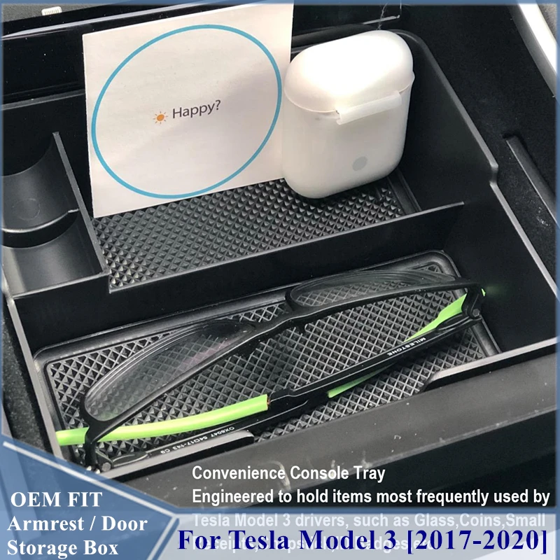 Для Tesla Model 3 2017 2018 2019 2020 автомобильный центральный подлокотник коробка для
