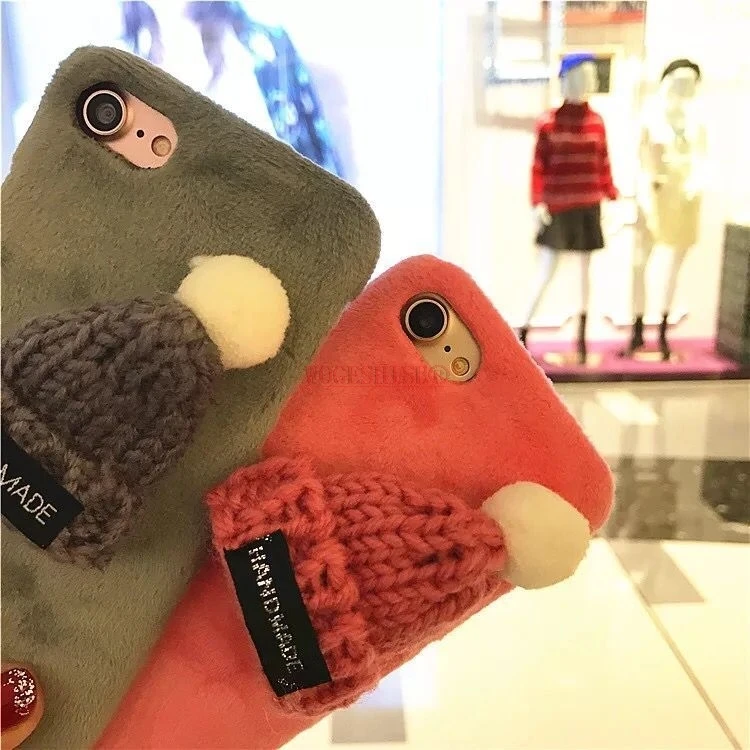 Рождественский подарок Cony Чехол для волос кроличий мех кролика крышка для huawei P30 Pro P20 Lite P10 P9 P Smart Plus P Smart+ Z Coque Funda