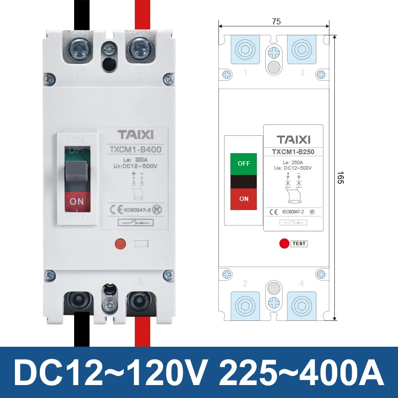 12v dc disjuntor 250a moldado caso disjuntores 04