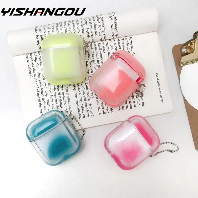 

Silicone Protective Case For Apple Airpods 1st 2nd Glowing In Dark Luminous Shockproof Protector Sleeve For Airpods Earphone Box