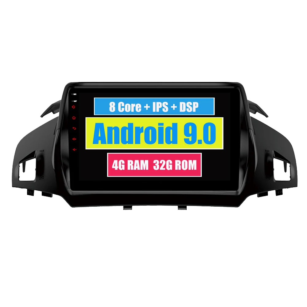 

RoverOne Android 9.0 Car Multimedia Player For Ford Kuga Escape 2013 - 2017 Autoradio Bluetooth Radio Stereo GPS Navigation DSP
