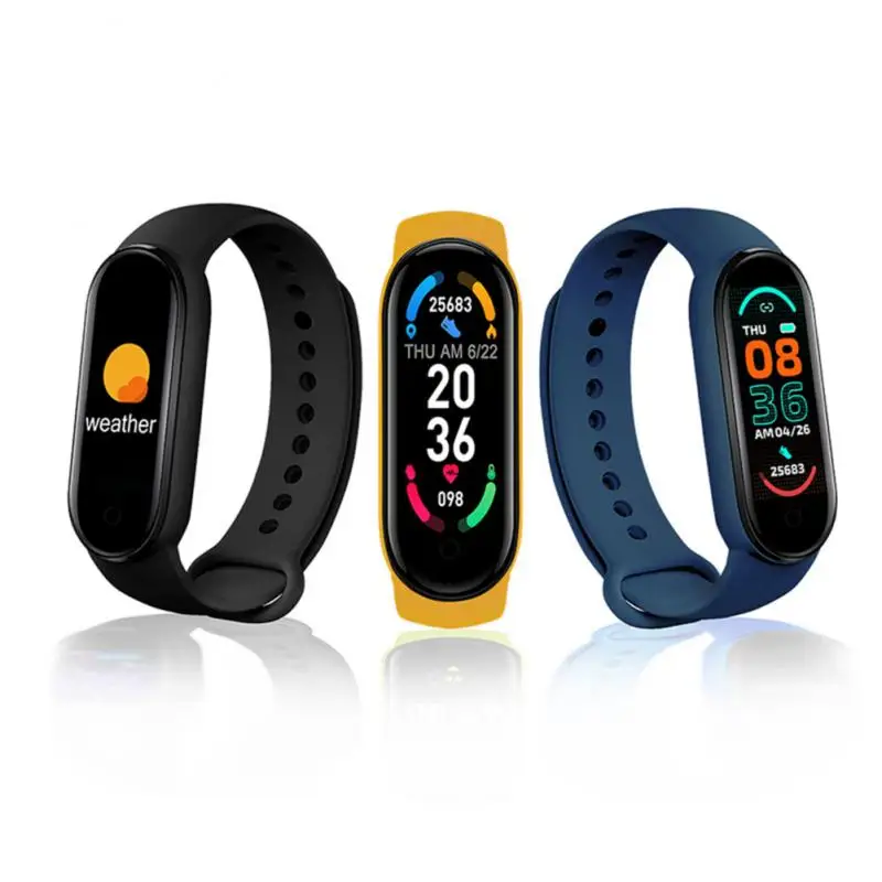 2021 Global Version M6 Band Smart Watch Men Women Smartwatch Fitness Sport Bracelet For Apple Huawei Xiaomi Mi Smartband Watches