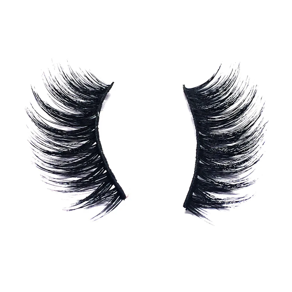 1Pair Luxury False Lashes Fluffy Strip Eyelashes Long Natural 3D False Lashes Fluffy Strip Eyelashes Long Natural Party Y805