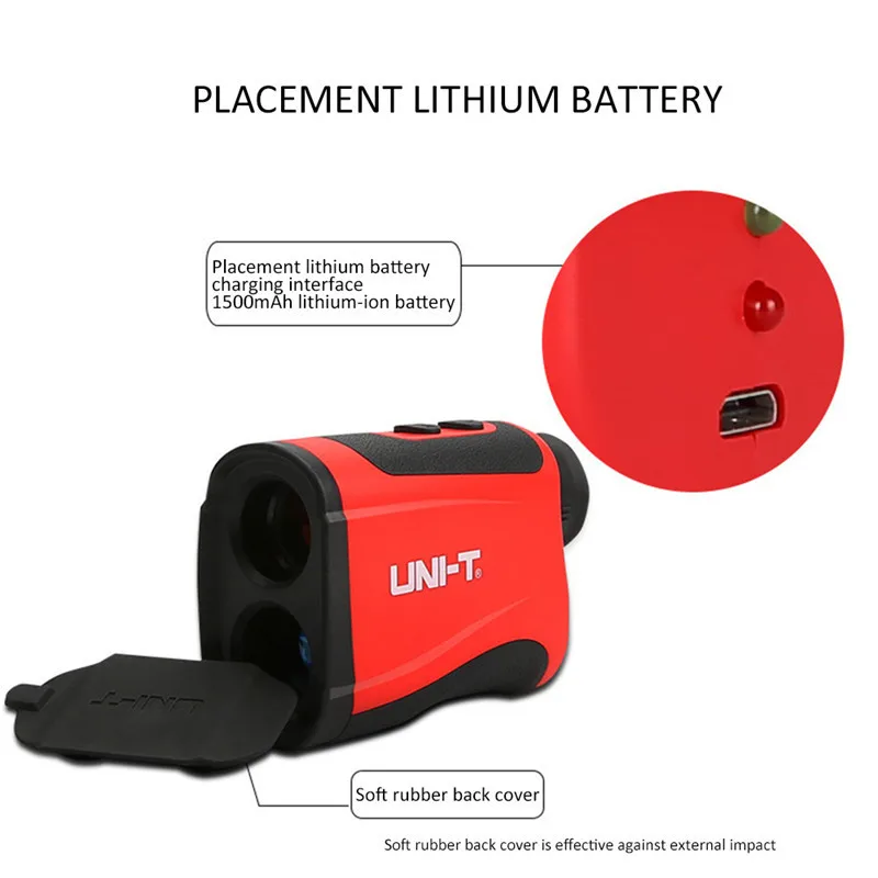 UNI-T 600 м 800 м 1000 м 1200 м 1500 м лазерный дальномер для гольфа LM600 лазерный дальномер телескоп измеритель расстояния угол высоты