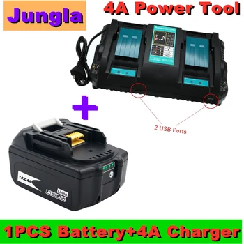 

2020 BL1860 Rechargeable Battery 18V 18000mAh Lithiumfor Makita 18v Battery BL1840 BL1850 BL1830 BL1860B LXT 400+4A charger