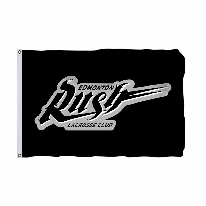 Edmonton Rush Calgary Roughnecks флаг баннер с модифицированным флагом США 3ft X 5ft полиэстер летающий размер 90X150 см - Цвет: Edmonton Rush