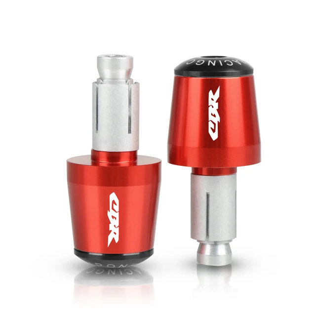 For Honda CBR 600 400 900 650 150 125 300 500 929 954 1000 250 R/RR/F/XX Motorcycle 22mm Handle grips handlebar grip ends Plug red black