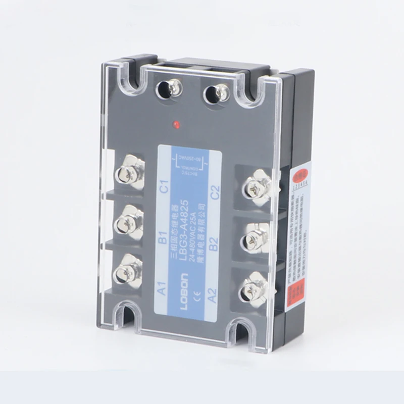 10A 25A 40A AA трехфазный SSR AC управление AC радиатор твердотельные реле SSR AC в AC