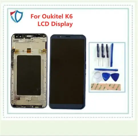 For Oukitel K6 LCD Display And Touch Screen Digitizer Sensor Assembly+Tools | Мобильные телефоны и аксессуары