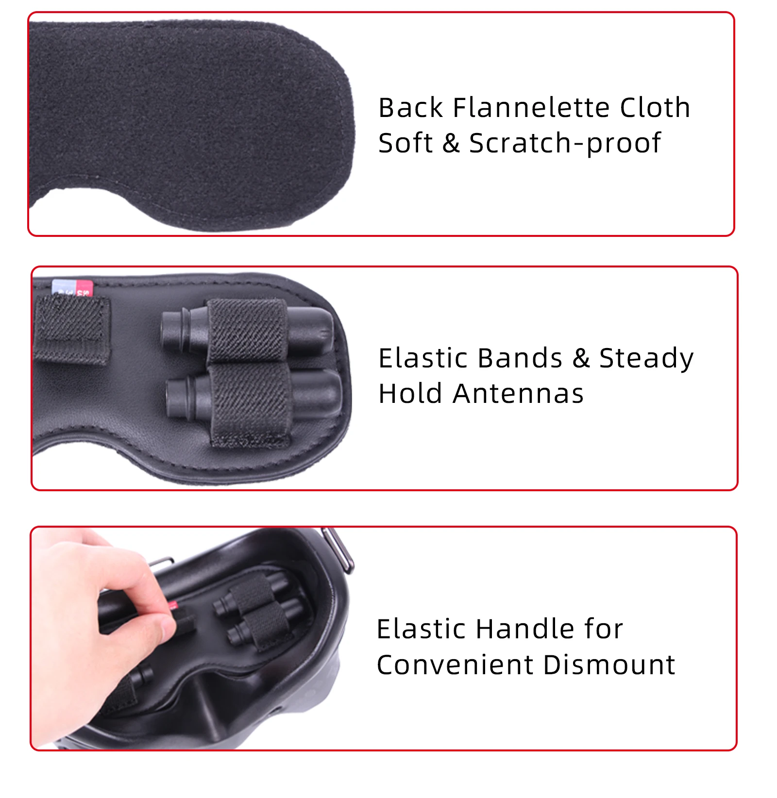 Description Picture 5 of itemProtective Cover for DJI FPV Goggles V2 Dustproof Sunshade Pad Antenna microSD Card Storage Holder for DJI FPV Combo Accessories