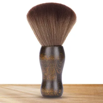 

Barber Neck Face Duster Brush Soft Cleaning Hairbrush Hair Sweep Brush Household Salon Hair Cleaning Brush Dirt Dust Clean Brush