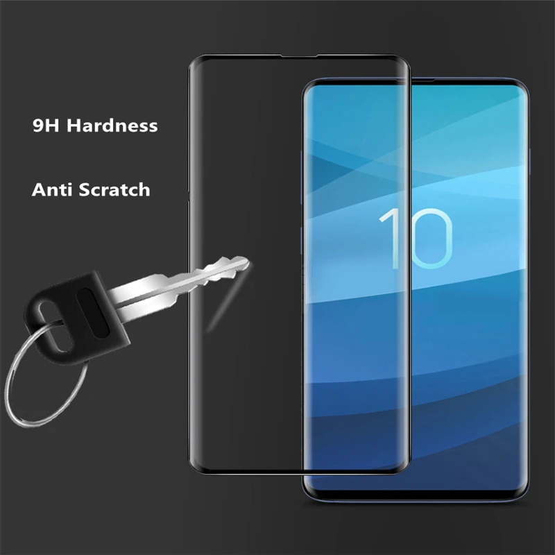 Гарантия качества 3D закаленное стекло для samsung Galaxy S10 Edge S10 протектор экрана Протестировано