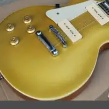Левая рука электрогитара Goldtop электрогитара гриф из розового дерева P90 пикап