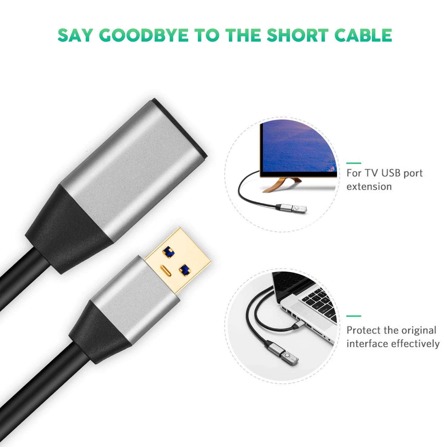 Высокое Качество Usb3.0 кабель-удлинитель Мужской к женскому линия передачи данных AF-AM все включено мобильный жесткий диск высокоскоростной кабель-удлинитель