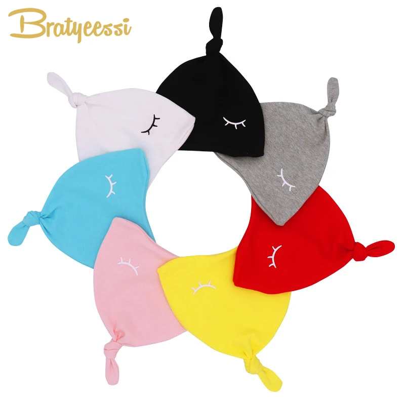 Шапка-бини двухслойная для мальчиков и девочек хлопковая шапка фотосъемки