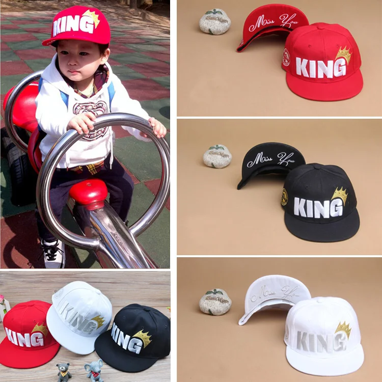 Спортивная бейсболка с надписью «King» для мальчиков