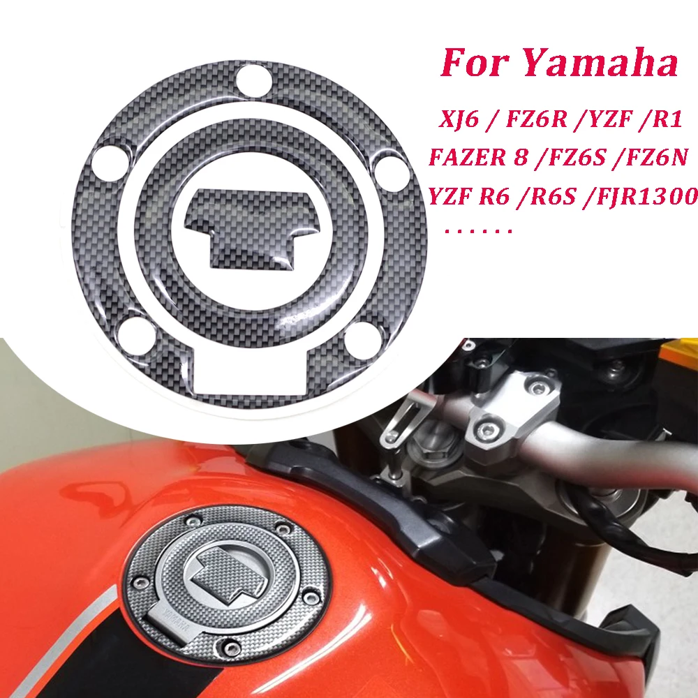 

Fuel Gas Cap Cover Pad Sticker For YAMAHA R1 R6 FZ-1 FJR1300 FZ6 FZ8 Motor Motorcycle Accessories