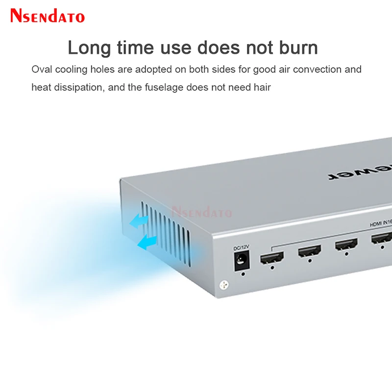 1080P 16x1 HDMI Multiviewer Quad Screen Segmentation Multi-viewer with seamless 16 In 1 Multi Viewer video Screen Divider For PC