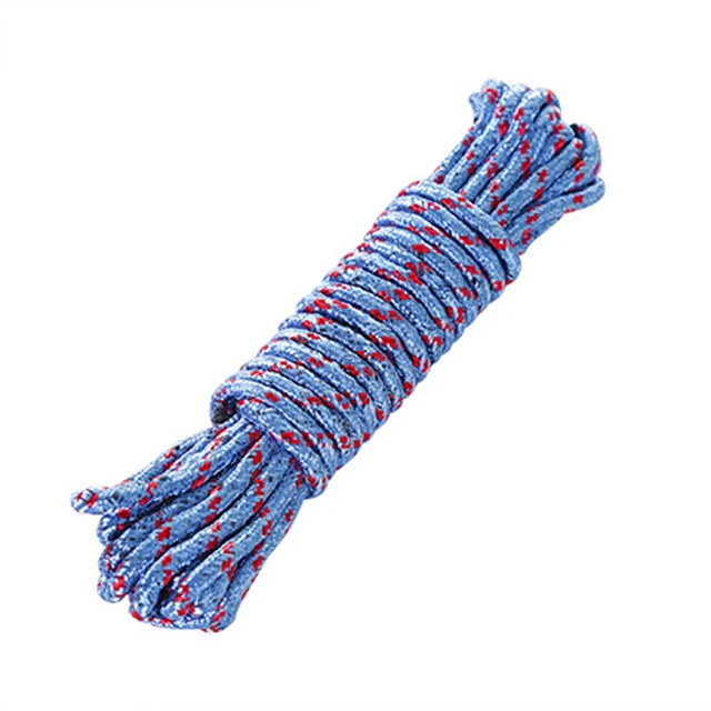 Hosszúság 10M Háztartási Nylon Kötél Beltéri Kültéri Ruhák Paplanja Szárítózsinór Napfényháló Nettó Ponyva Esőálló Kendő Rögzített - Image 5