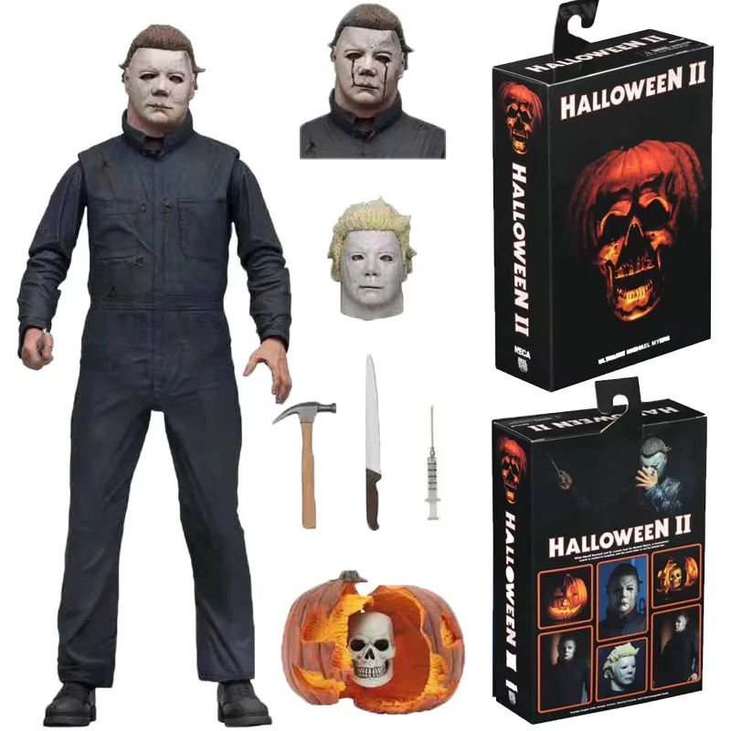 NECA 3D Friday 13th Jason Leatherface бензопила Чаки Майкл Майерс Фредди Крюгер это Pennywise Джокер фигурка игрушка кукла - Цвет: V In Retail Box