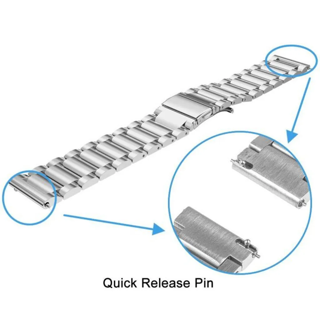 Ремешок для часов из нержавеющей стали с быстроразъемным ремешком, сменный ремешок для часов huawei GT2 46 мм, ремешок для наручных часов 19Nov08