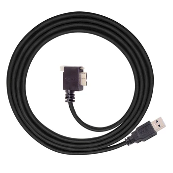

CYDZ 3.0 Data to Micro USB Screw Mount 90 Degree Right Angled Cable for Industrial Camera 5m
