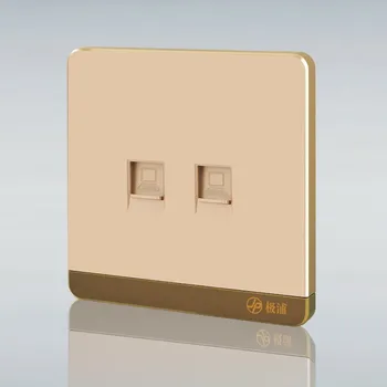 

[Polar] 86 Conceal Install Gold Network Dual Computer Socket Super Signal for Apple