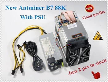 

NEW BTM Miner Antminer B7 88KH/s 528W WithPSU Asic Tensority Miner Mine BTM better than Antminer S9 S11 S15 S9k S17 T17 S17+