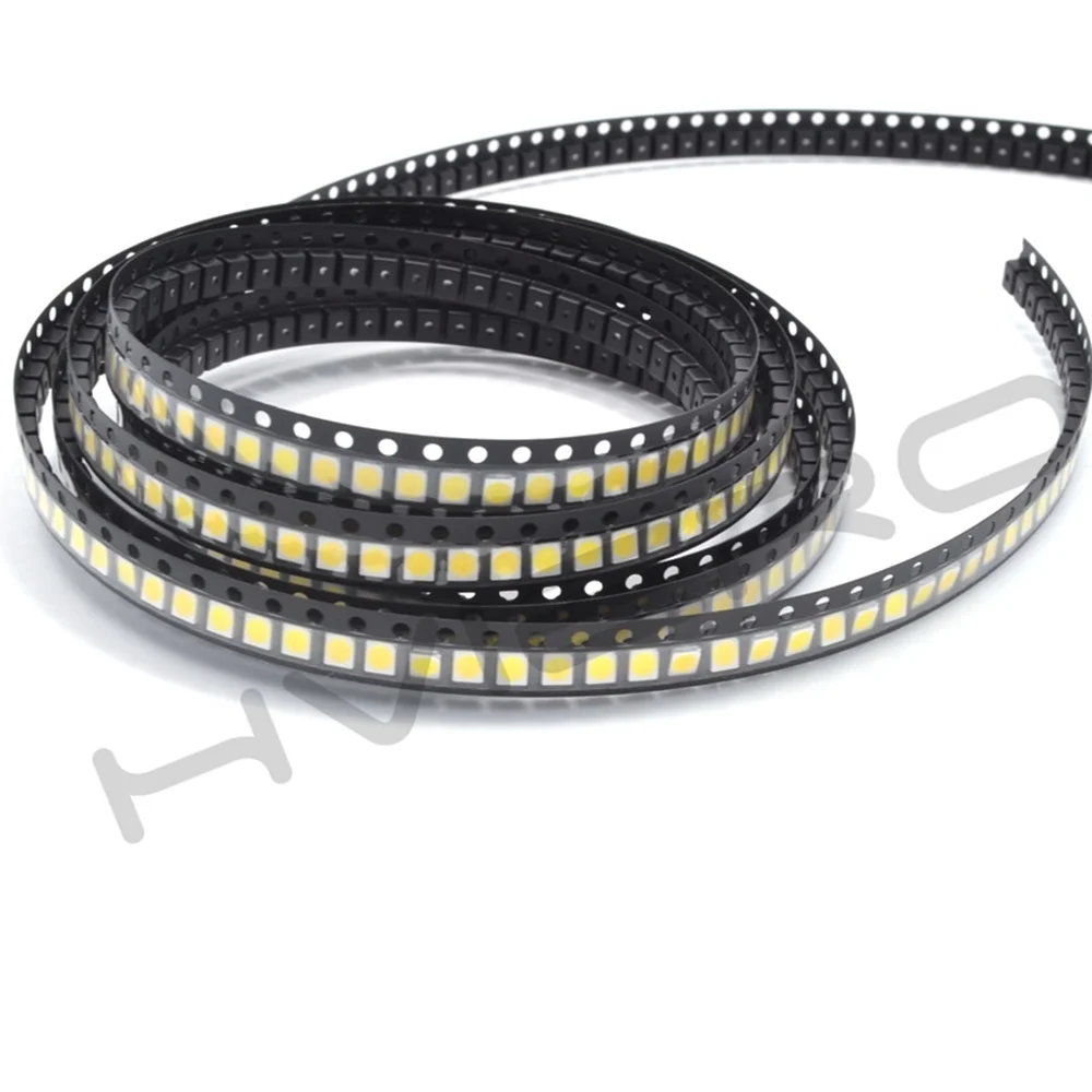 Hviero 3528pcs 3528white UV SMD/SMT  Diode LED PLCC-6 3-CHIPS Super Bright lamp light Diodes green product