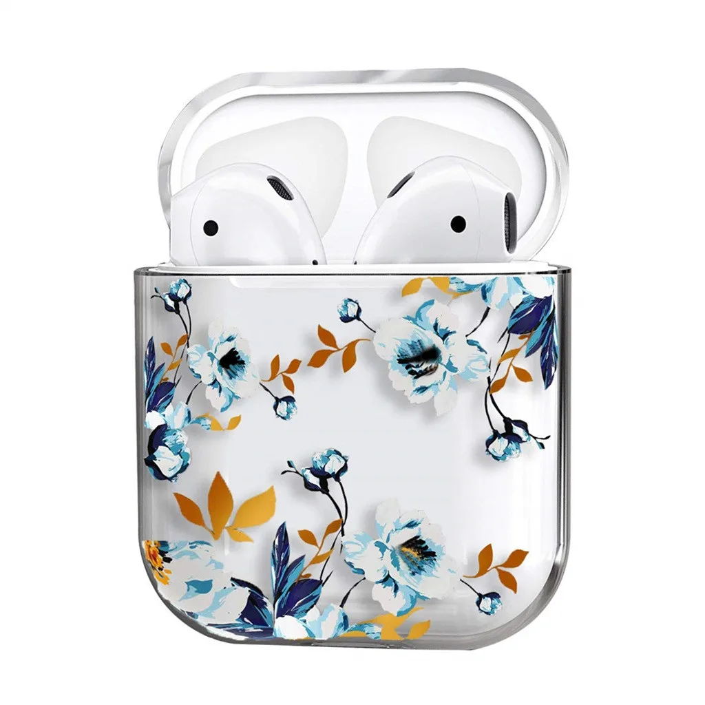 Милый мультяшный чехол VOBERRY для Apple Airpods наушник с Bluetooth Air Pods прозрачный жесткий