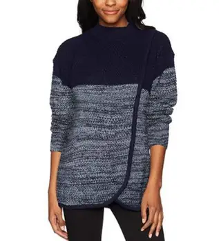 

winter autumn patchwork color block fashion woman sweatshirt elegant pullover stand collar long sleeve casual female sweatshirt