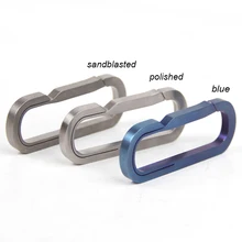 Tiartisan Titanium Buckle Mountaineering Eagle Hook Carabiner Keychain EDC Tool Mountaineering Buckle Key Ring