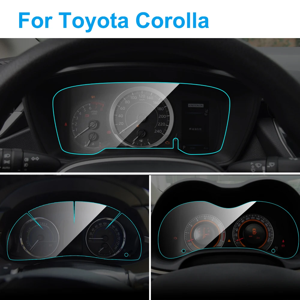 Защитная пленка для экрана приборной панели автомобиля Toyota Corolla салона из ТПУ