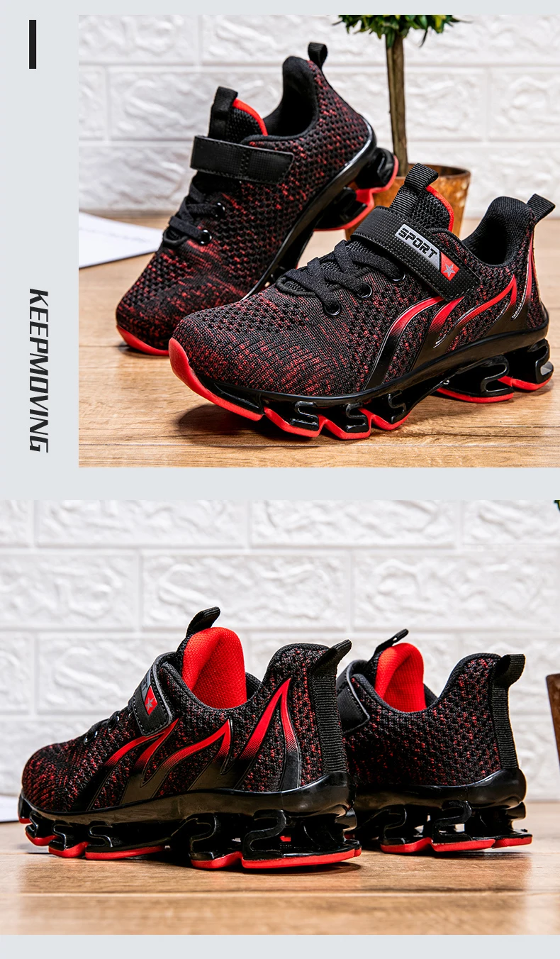 Blade Bottom Children's Shoes Kids Sneakers Running Shoes Children Sneakers for Boys Girls Basket Footwear Summer Tenis Infantil