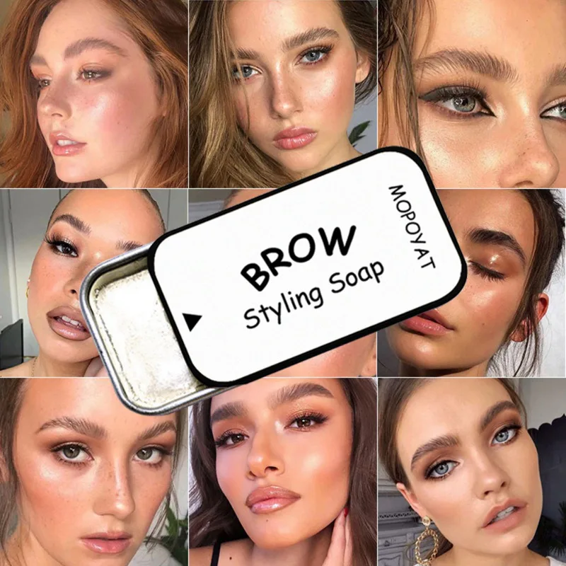3D Feathery Brows макияж гель мыло бровей комплект длительный ламинация бровей установка гель Водонепроницаемый бровей помада-ТИНТ хорошее использование