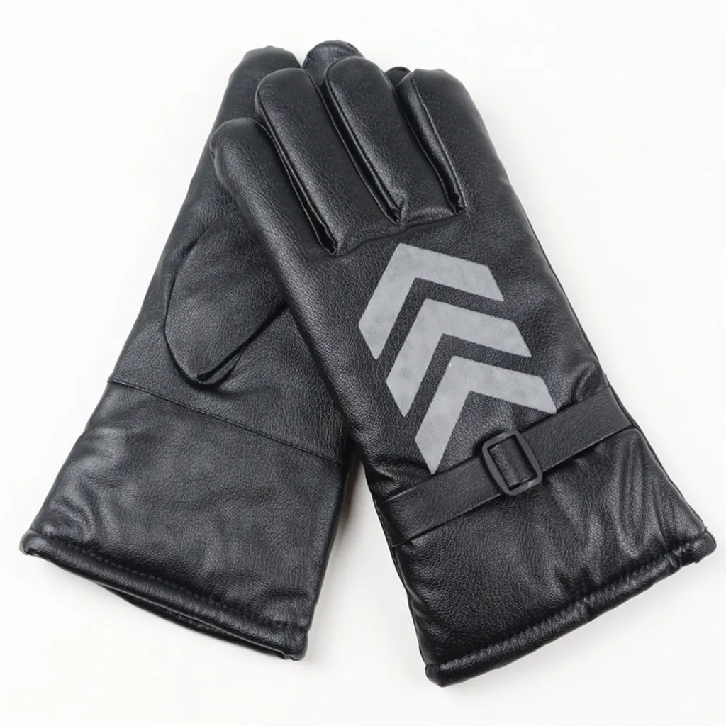 Мужские зимние перчатки противоскользящие теплые мягкие перчатки эластичные манжеты мужские водонепроницаемые спортивные перчатки для вождения и езды на велосипеде теплые перчатки d5