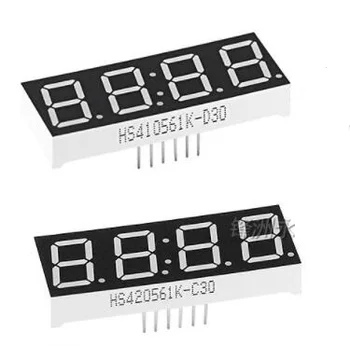 

5PCS Clock Type Digital Tube 0.28" 0.36" 0.56" inch 4 Position segment Common anode/cathode Red 12PIN LCD Digital Display AS/BS