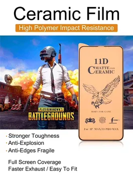 

200pcs/lot Ceramic Film for iPhone 7 8 6 6S Plus Anti fingerprint Matte Film for iPhone 11 pro max X XS MAX XR Screen Protector