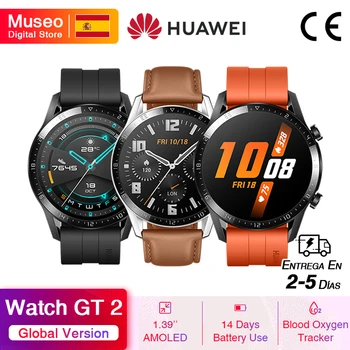 

HUAWEI Watch GT 2 GT2 46MM Smart Watch Blood Oxygen Tracker SPO2 Bluetooth 5.1 Smartwatch Heart Rate Tracker Music Control