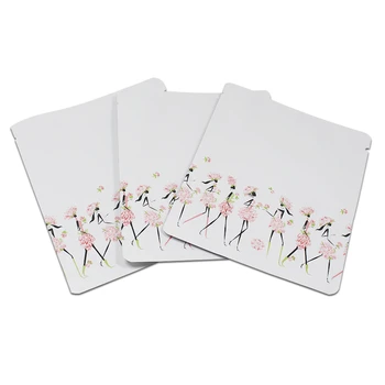 

Wholesale 200pcs/Lot Pure Aluminum Foil Printing Packaging Bag Open Top Heat Seal Mylar Bag For Food Vacuum Long Time Package