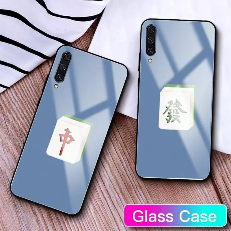 Китайский Маджонг чехол для телефона задняя крышка Samsung S20 Plus S10 NOTE 8 9 10 10PRO
