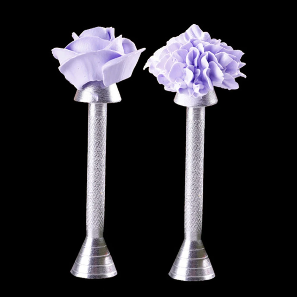 Pastry Tips Decorating Aluminum Craft Sugar Piping Rod Rose Flower Icing Cream Cupcake Tools Baking Stick Cake Nozzle