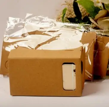 500 шт DIY Google Cardboard VR 3D VR очки papar