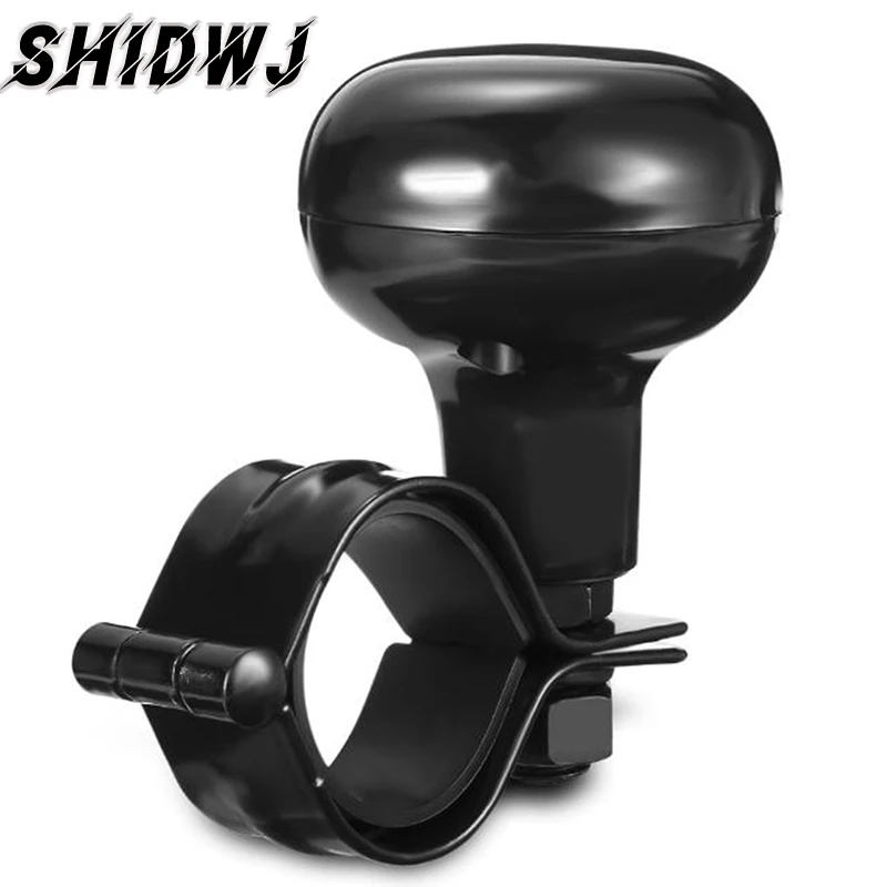 1Pcs Car Goods Universal Steering Wheel Spinner Heavy Duty Black  Car Truck Handle  Power Knob Durable Accessories For Motocycle