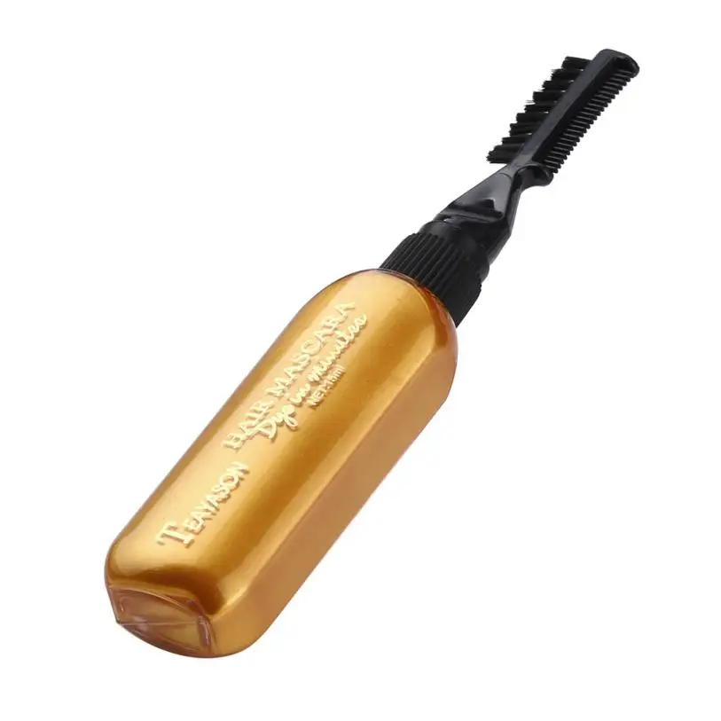 Professional Hair Color Mascara Disposable Dye Multi-color Non-Toxic Temporary Magic Comb Private Label