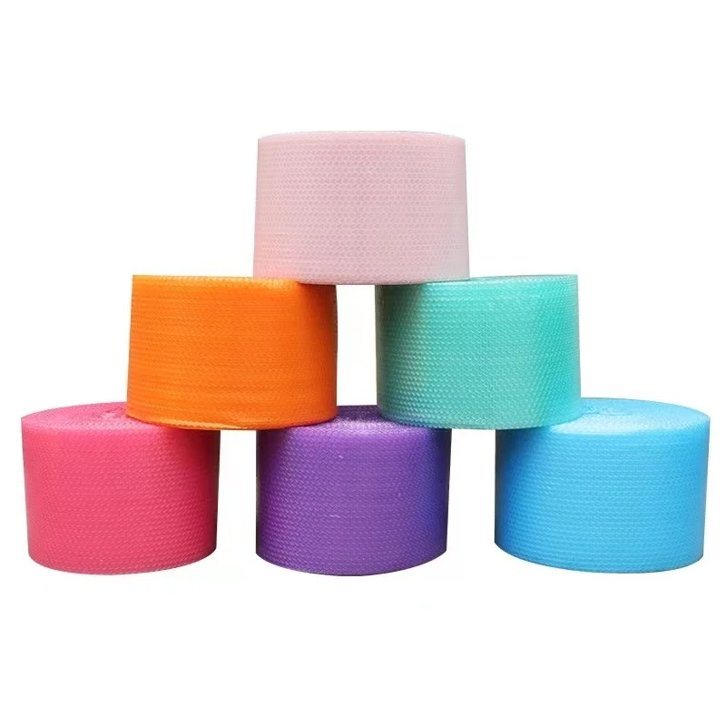 5M X 20Cm Trái Tim Hồng-Hình Chống Sốc Bọt Khí Cuộn Bọc Dự Tiệc Quà Tặng Màng Bảo Vệ Quy Cách Đóng Gói trang Trí Đám Cưới Màng