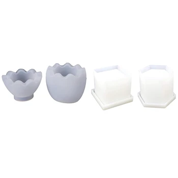 

Large Pen Holder Silicone Molds & Storage Box Molds with Lid Silicone Egg Mold Jewelry Box Molds